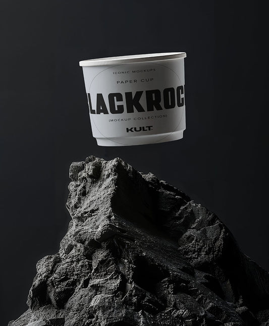 Black Rock Paper Cup