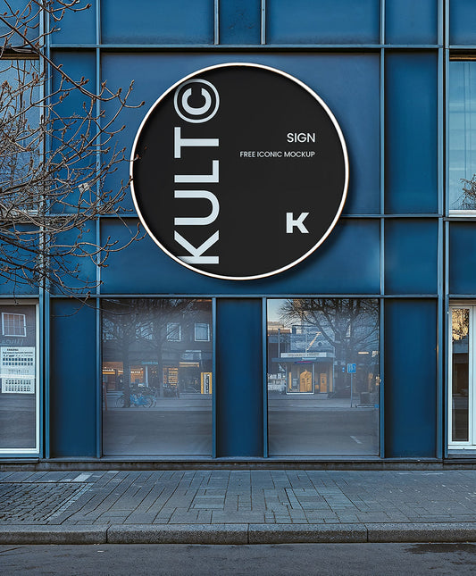 KULT Free Circular Sign