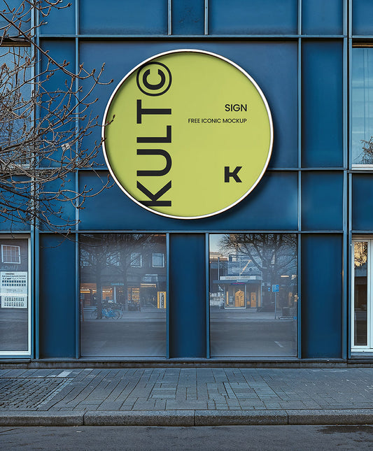 KULT Free Circular Sign